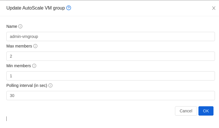 Update AutoScale Instance Group.